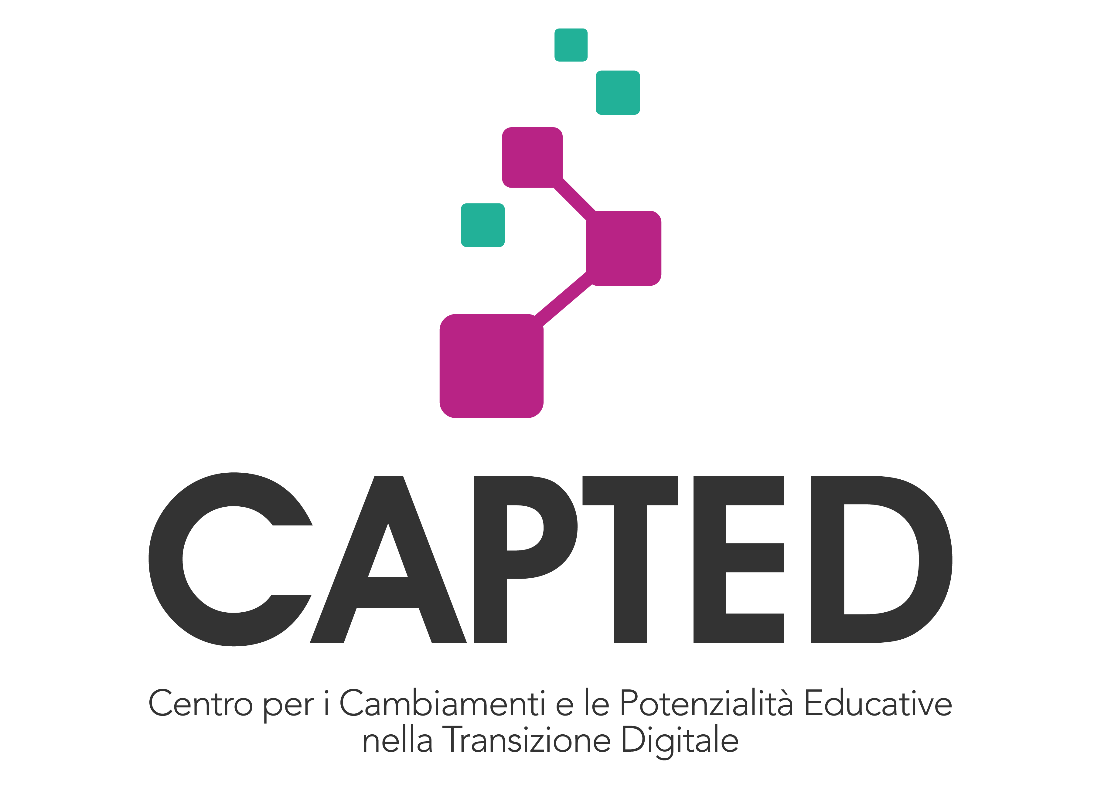 Logo CAPTED - Centro per i Cambiamenti e le Potenzialità Educative nella Transizione Digitale