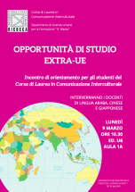 immagine locandina incontro orientamento studio extra UE