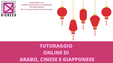 Tutoraggio online di lingua araba, cinese e giapponese