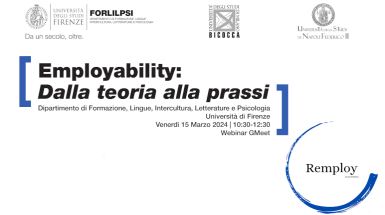 Employability: dalla teoria alla prassi - Webinar progetto Remploy