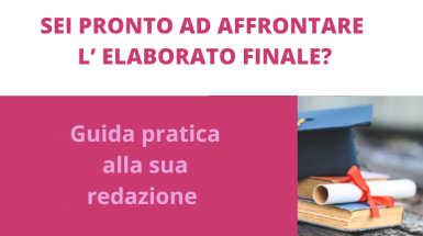 Guida pratica alla redazione dell'elaborato finale