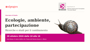 Ecologie, ambiente, partecipazione - Giornata studi Sipeges