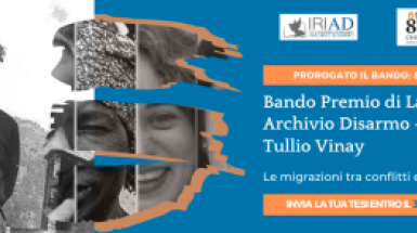 Premio Laurea Archivio Disarmo 2021