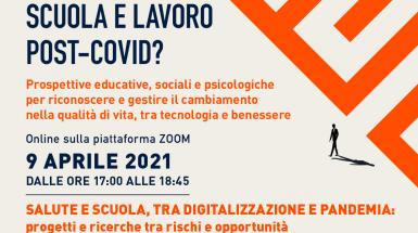 immagine webinar Salute e scuola, digitalizzazione e pandemia