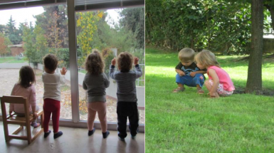 bambini che giocano