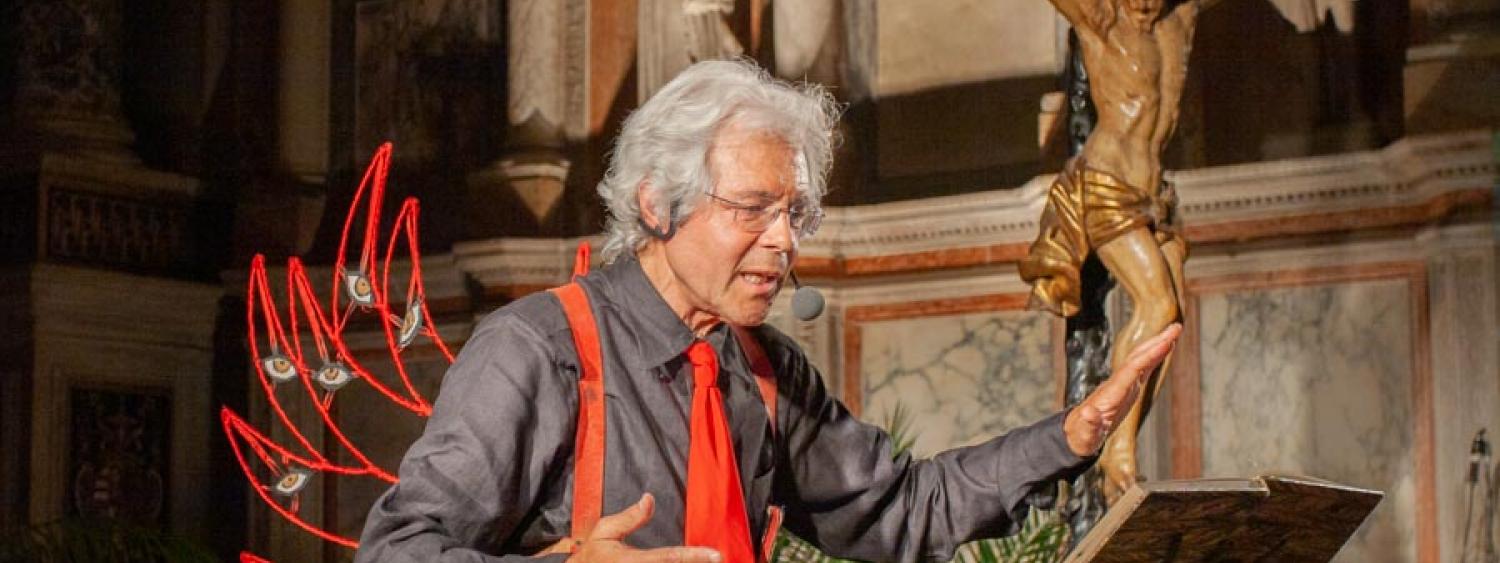 Foto di G. Scabia a cura di Maurizio Conca