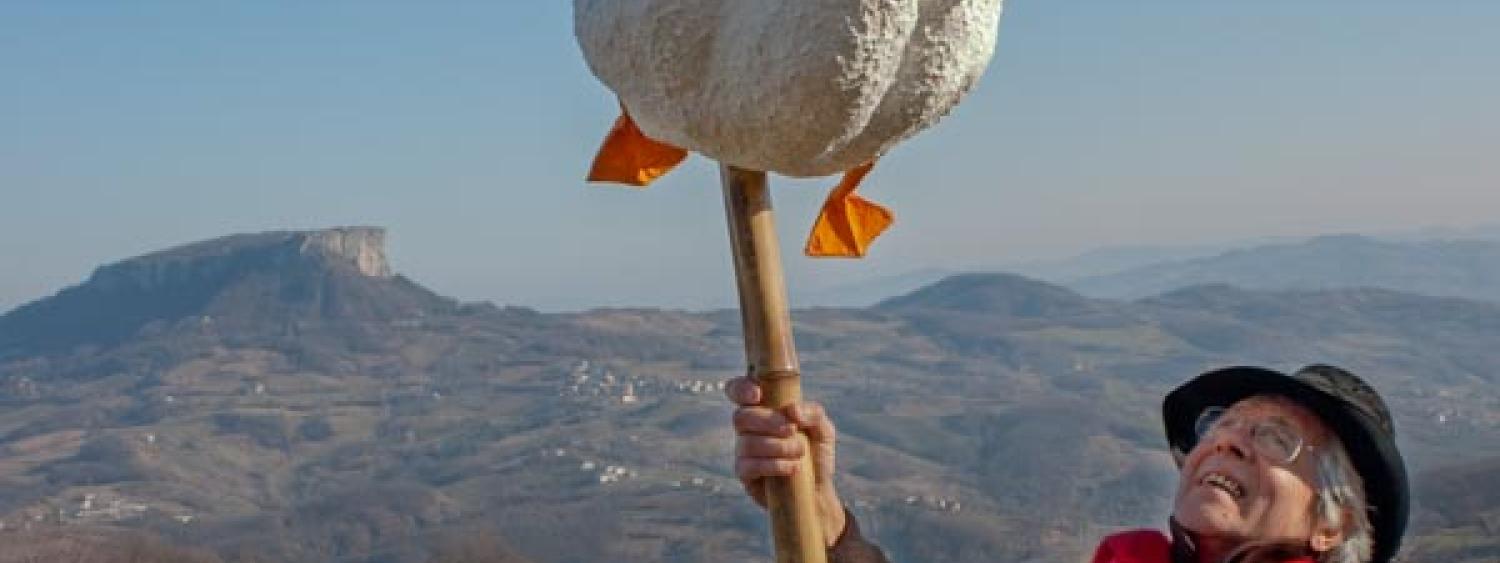 Foto di G. Scabia a cura di Maurizio Conca