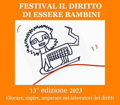 Logo Festival "Il diritto di essere bambini" 2023 - 13° edizione Logo Festival "Il diritto di essere bambini" 2023 - 13° edizione