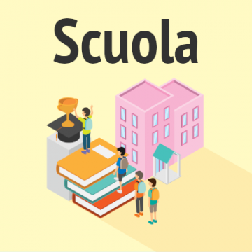 Icona scuola per attività dipartimento di public engagement