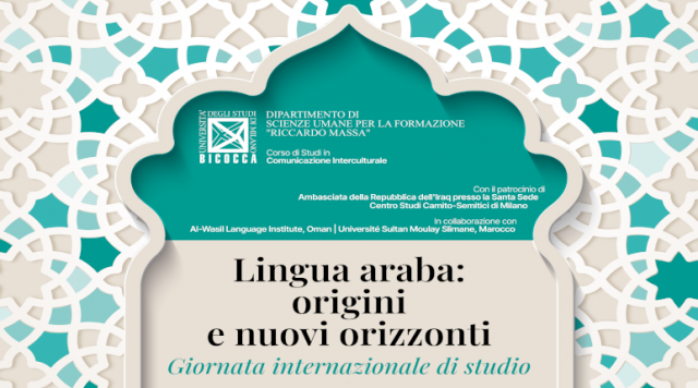 Lingua araba: origini e nuovi orizzonti - Giornata di studi Lingua araba: origini e nuovi orizzonti - Giornata di studi