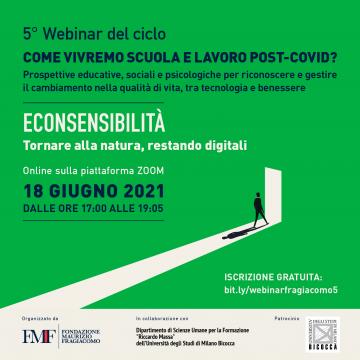 copertina evento fragiacomo bicocca "ecosostenibilità"