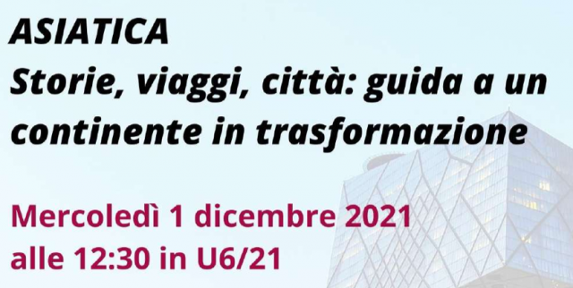 Immagine evento con titolo "Asiatica" - Bicocca