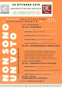 locandina evento "non solo un voto"