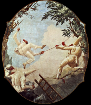 Pulcinella di Giandomenico Tiepolo